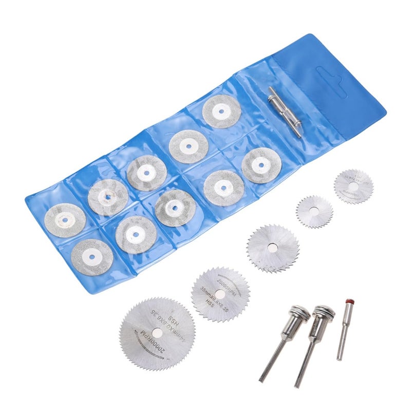 ULTECHNOVO 20pcs Mini Cutting Wheel Precision Cut-Off Discs for Rotary Tools Circular Slices for More - Image 1