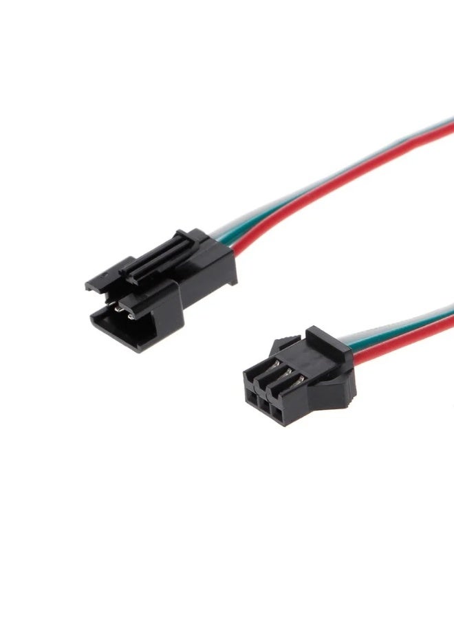 موصلات أسلاك كابلات SM ثلاثية الأطراف (ذكر وأنثى) 22AWG - كابل موصل أسلاك SM ثلاثي الأطراف (ذكر وأنثى) 22AWG لإضاءة LED، والإلكترونيات المنزلية، ونقل الإشارات، وتطبيقات الأسلاك ذات الجهد المنخفض - Image 3