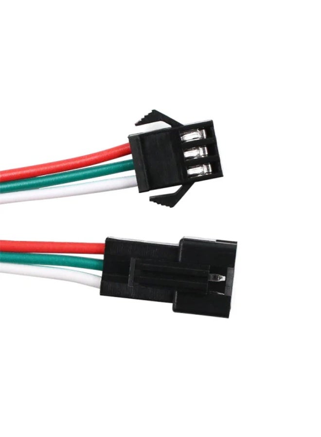 موصلات أسلاك كابلات SM ثلاثية الأطراف (ذكر وأنثى) 22AWG - كابل موصل أسلاك SM ثلاثي الأطراف (ذكر وأنثى) 22AWG لإضاءة LED، والإلكترونيات المنزلية، ونقل الإشارات، وتطبيقات الأسلاك ذات الجهد المنخفض - Image 1