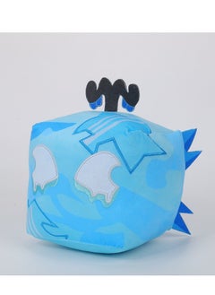 Y&D 2 Pcs Roblox Blox Fruit Plush Toy Blue Ice Cube Box And Smile Face Box 15 Cm Gift For Fans Girls And Boys  - Image 3