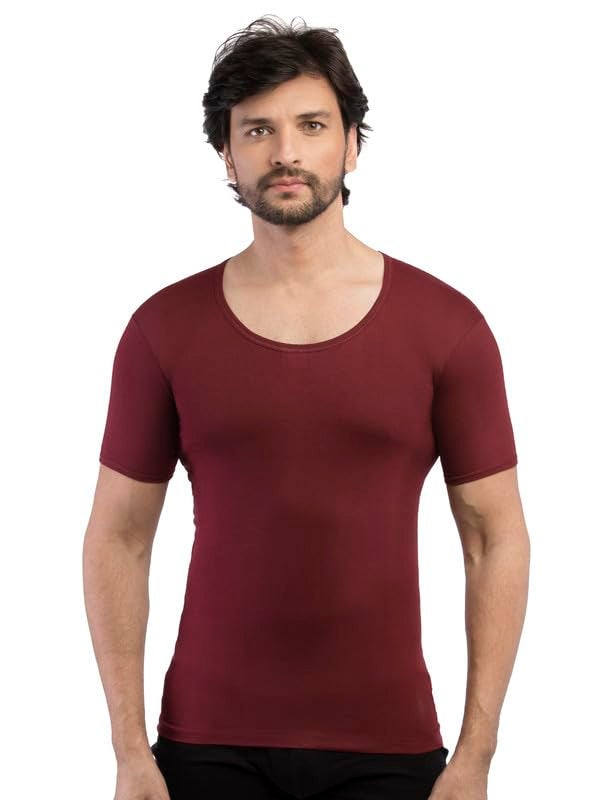 VIP Supreme Men's Round Neck Half Sleeve 100% Cotton Vest - Assorted Colours | Pack of 3 - Image 2