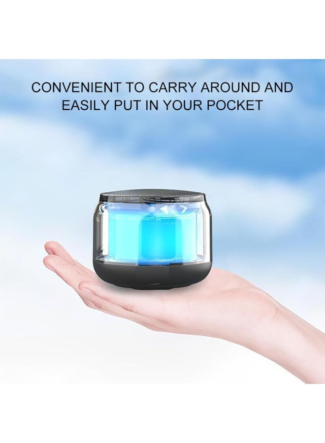 SUKILO Wireless Bluetooth Speaker Portable Travel Speaker with Stereo Sound, RGB Light, Bass Boost, USB Rechargeable, Bluetooth 5.0, 10m Range, 4-6 Hours Playtime, Compact Home Theater Speaker - Image 3