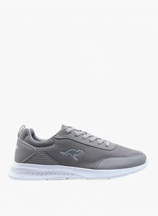 kangaROOS Men's Logo Detail Sports Shoes with Lace-Up Closure