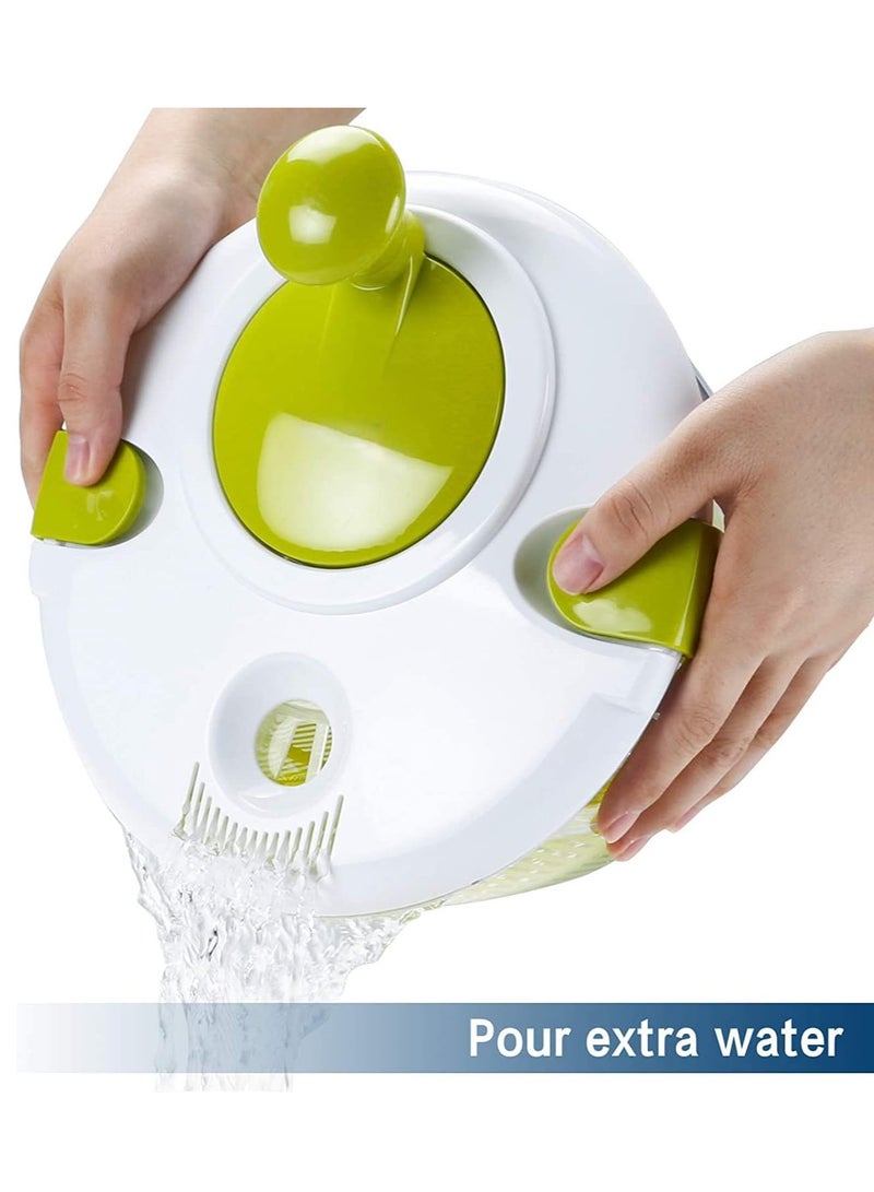 ELTRAZONE Large Salad Spinner (5 Quarts) – Quick Dry Design for Fruits, Vegetables & Lettuce – Effortless Drying for Tastier Salads & Faster Food Prep - Image 5