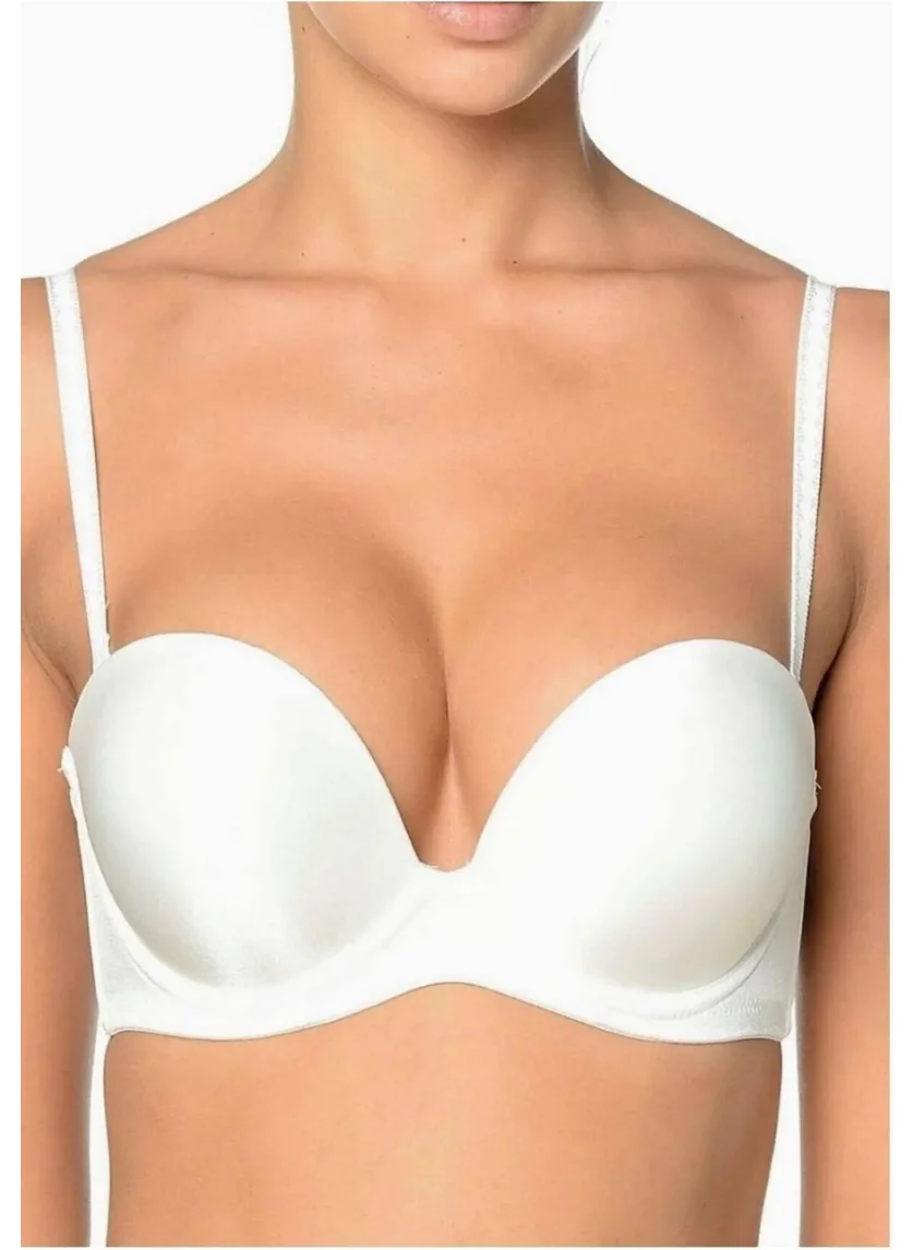 نورتيكس 1590 Women Extra Padded Staples Bra-White