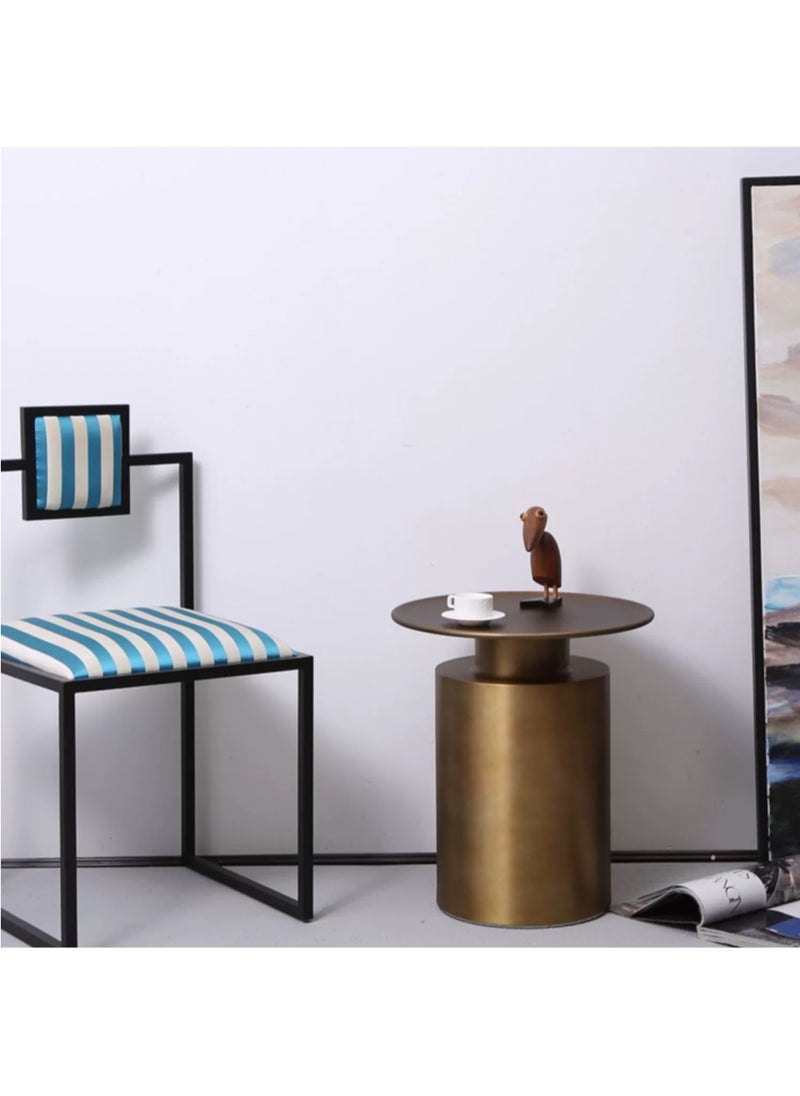 UNIVERSAL - Luxury Stainless Steel Leisure Sofa Chair Hotel Soft Decoration Model Room , Sales Office , Reception  Small Coffee Tables - Image 1