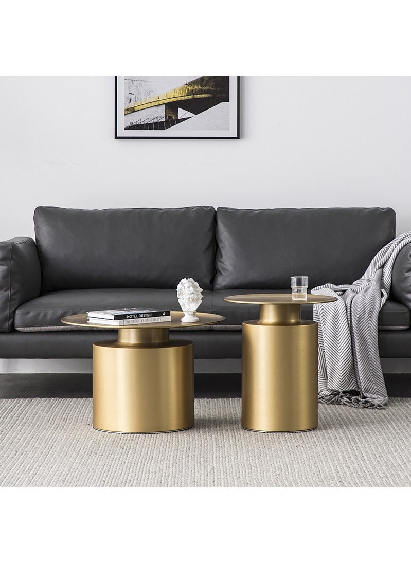UNIVERSAL - Luxury Stainless Steel Leisure Sofa Chair Hotel Soft Decoration Model Room , Sales Office , Reception  Small Coffee Tables - Image 1
