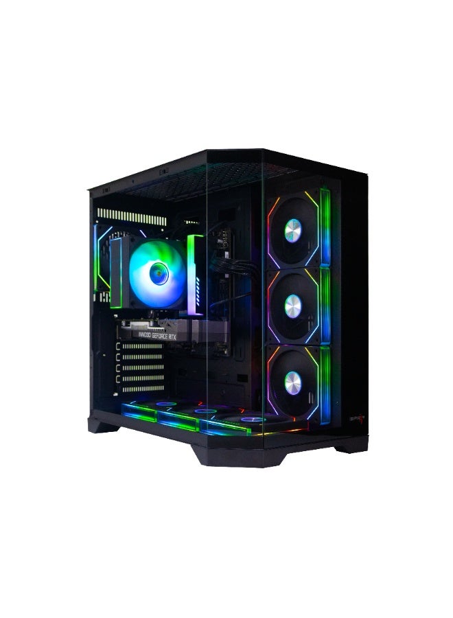 Spear Pc Spear Gaming PC – Intel i5-14400F, RTX 3050, 16GB DDR5, 1TB NVMe SSD 3300MB/s, 600W PSU, ARGB Case with 7 RGB Fans & Remote Control SGPC128 Black - Image 1