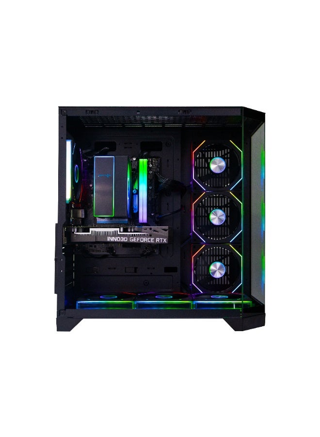 Spear Pc Spear Gaming PC – Intel i5-14400F, RTX 3050, 16GB DDR5, 1TB NVMe SSD 3300MB/s, 600W PSU, ARGB Case with 7 RGB Fans & Remote Control SGPC128 Black - Image 2
