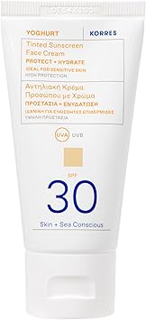 KORRES KORRES Yoghurt Tinted Sunscreen Face Cream SPF 30 50ml - Image 1