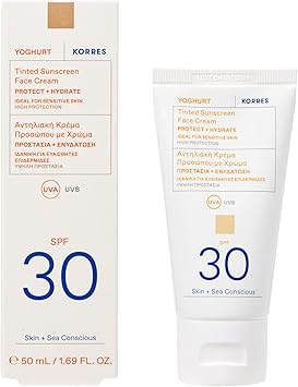 KORRES KORRES Yoghurt Tinted Sunscreen Face Cream SPF 30 50ml - Image 3