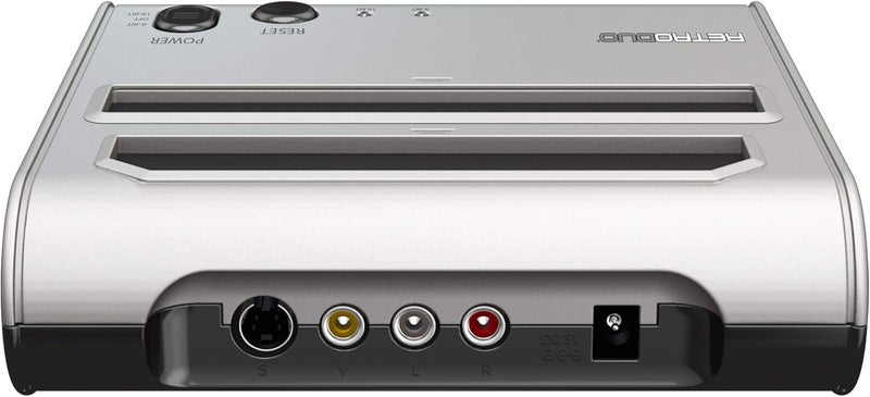 Retro Bit Retro-Bit Retro Duo 2 In 1 Console System for NES and SNES Games - Silver/Black - Image 2