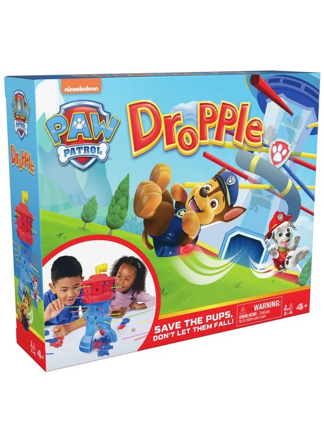 Spin Master Games ألعاب سبين ماستر، لعبة باو باترول دروبل، لمسة ممتعة على لعبة كلاسيكية، لعبة باو باترول، لعبة نشاط سهلة لمرحلة ما قبل المدرسة، للأطفال والعائلة، 2-4 لاعبين، للأعمار من 4 سنوات وما فوق - Image 4