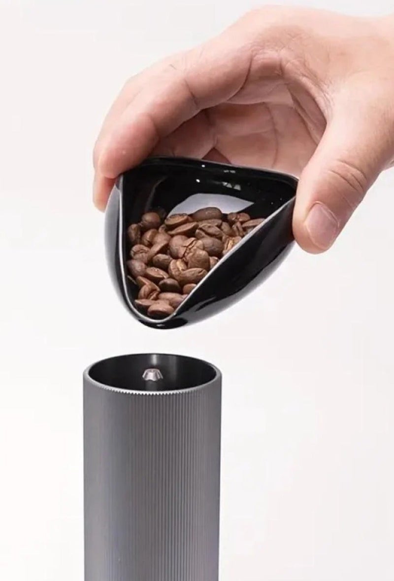 Ceramic Coffee Dosing Bowl Black Glossy Teardrop Shape Espresso Grounds Dosing Cup Barista Tool - Image 4