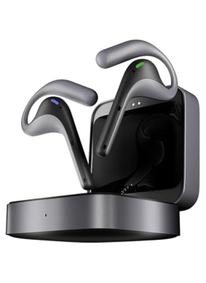 W4 Pro AI Interpreter Earbuds(Grey),Translator Device Supporting 40 Languages,Translator Earbuds for Call and Video Translation,APP Work with iOS and Android