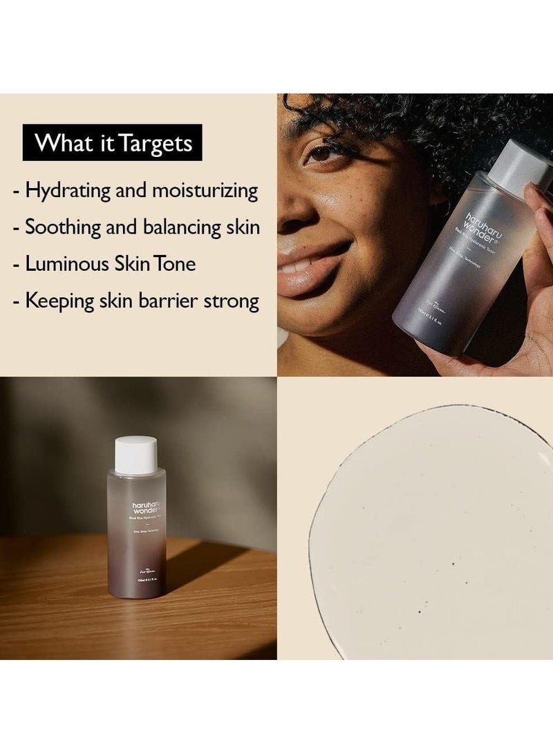 HARUHARU Haruharu Black Rice Toner with Hyaluronic Acid, 150ml - Image 4