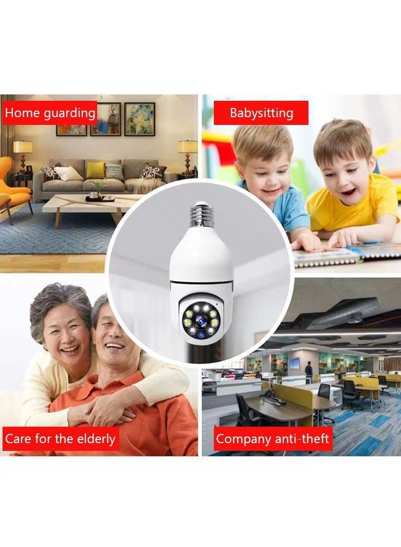 Generic Dual-Band 5G WiFi Light Bulb Surveillance Camera – Indoor/Outdoor HD Security with Night Vision & Voice Intercom  - Image 5