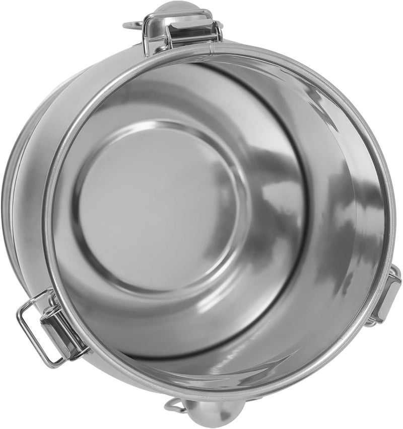 CHALIGHT 5L/1.32Gal Stainless Steel Milk Can 201 Stainless Steel Milk Jug Sealed Bucket Wine Pail Bucket Milk Can Liquid Storage Container w/Sealed Lid for Milk Wine Water Liquid - Image 5