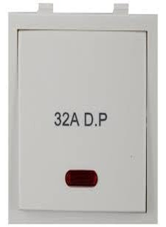 SEER DP main switch 1Way 32 Amp Switch with Indicator | On Off Switch Heavy Duty Electrcial Swtich (White) - Image 3