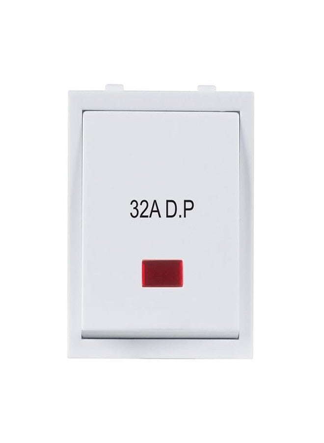 SEER DP main switch 1Way 32 Amp Switch with Indicator | On Off Switch Heavy Duty Electrcial Swtich (White) - Image 5