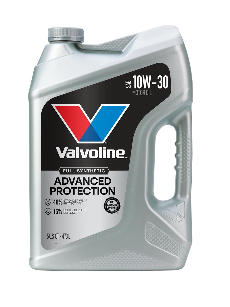 Valvoline زيت محرك فالفولين المتقدم بالكامل الاصطناعي SAE 10W30 5 QT - Image 2