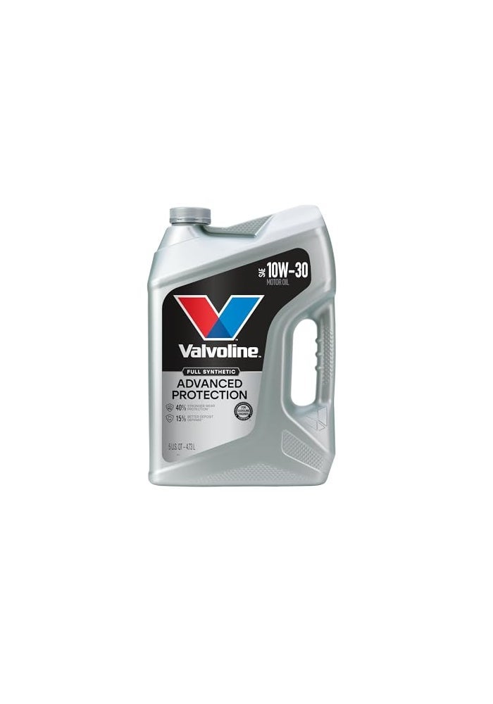 Valvoline زيت محرك فالفولين المتقدم بالكامل الاصطناعي SAE 10W30 5 QT - Image 1