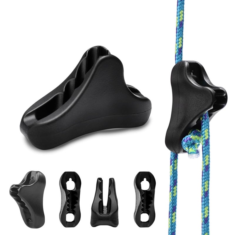 12Pack Rope Tensioner Ultralight Guyline Tensioners Adjuster Tent Rope Rope Tightener for Tents  Tarps Paracord Ultralight Backpacking Gear fit 35mm Paracord
