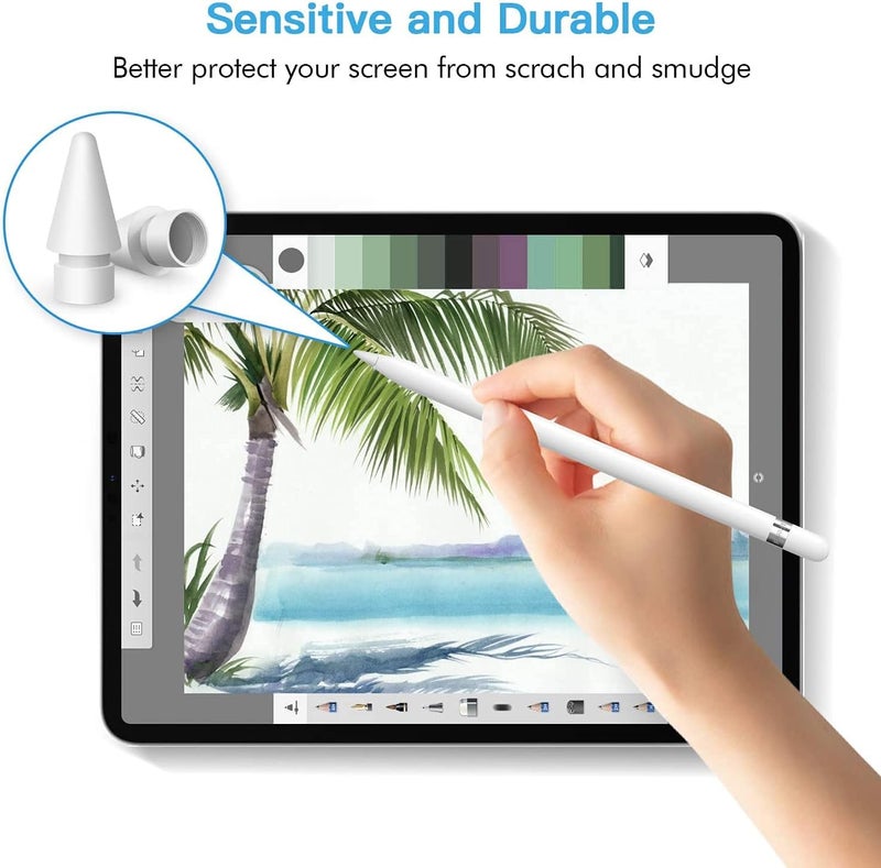 KASTWAVE Replacement Tips for Apple Pencil, High Sensitivity for Apple Pencil pencil Nibs Compatible for Apple Pencil 1st & 2nd (4 Pack) - Image 4