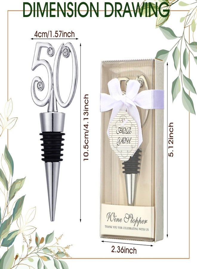 Uiifan مجموعة Uiifan من 24 قطعة من سدادات زجاجات النبيذ والبيرة والشمبانيا، مصنوعة من سبائك الزنك والسيليكون، مثالية لحفلات الزفاف وأعياد الميلاد والذكرى السنوية وهدايا عيد الميلاد. تأتي مع علبة هدايا أنيقة. - Image 2
