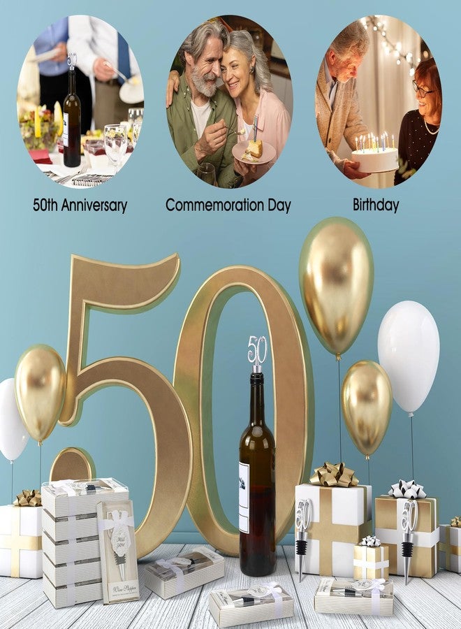 Uiifan مجموعة Uiifan من 24 قطعة من سدادات زجاجات النبيذ والبيرة والشمبانيا، مصنوعة من سبائك الزنك والسيليكون، مثالية لحفلات الزفاف وأعياد الميلاد والذكرى السنوية وهدايا عيد الميلاد. تأتي مع علبة هدايا أنيقة. - Image 5