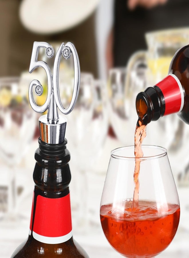 Uiifan مجموعة Uiifan من 24 قطعة من سدادات زجاجات النبيذ والبيرة والشمبانيا، مصنوعة من سبائك الزنك والسيليكون، مثالية لحفلات الزفاف وأعياد الميلاد والذكرى السنوية وهدايا عيد الميلاد. تأتي مع علبة هدايا أنيقة. - Image 3