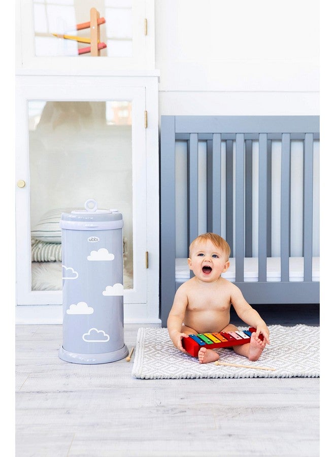 ubbi ملصقات لاصقة تتوهج في الظلام على شكل سحاب لتزيين سلة الحفاضات أو غرفة الأطفال - Image 3