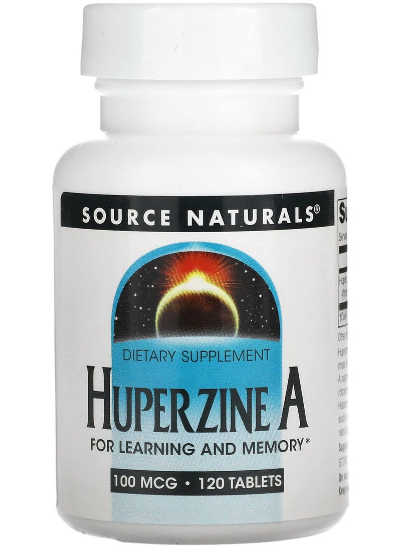 Huperzine A, 100 mcg, 120 Tablets