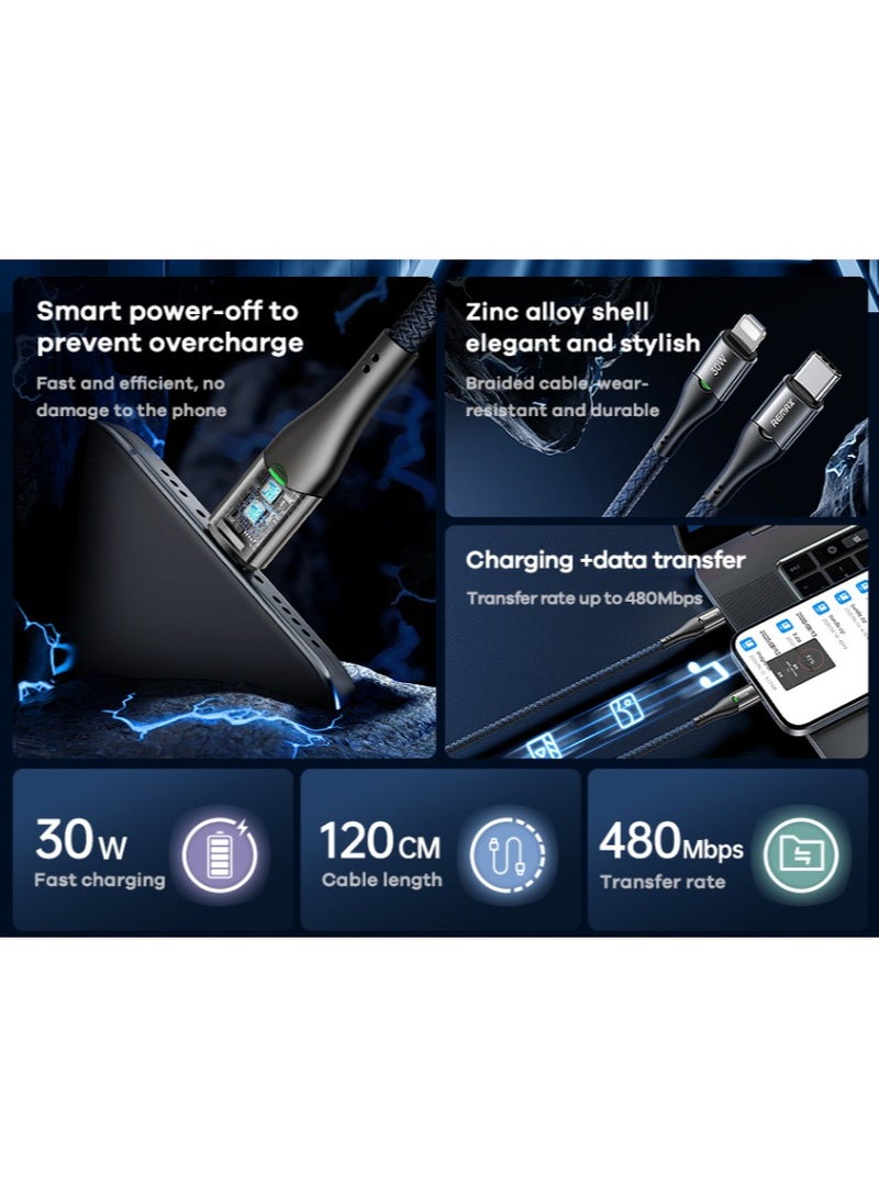 ريماكس كابل شحن ذكي فائق السرعة مع ميزات أمان متقدمة للطرز - Image 3