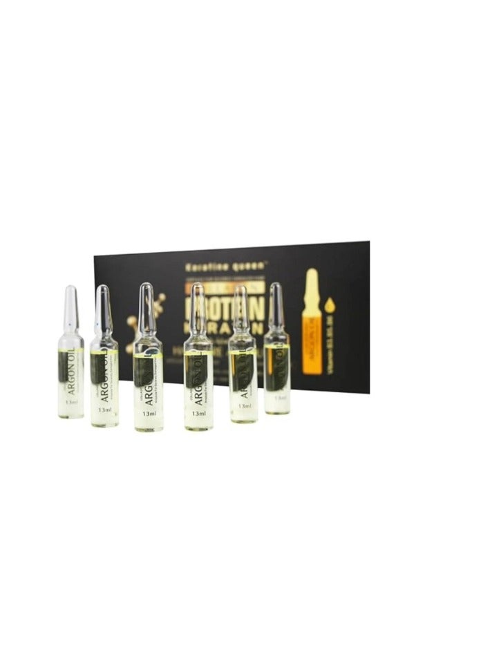 Keratine queen KERATINE QUEEN AMPOULES FOR SEVERELY DAMAGED HAIR 13ML  - Image 3