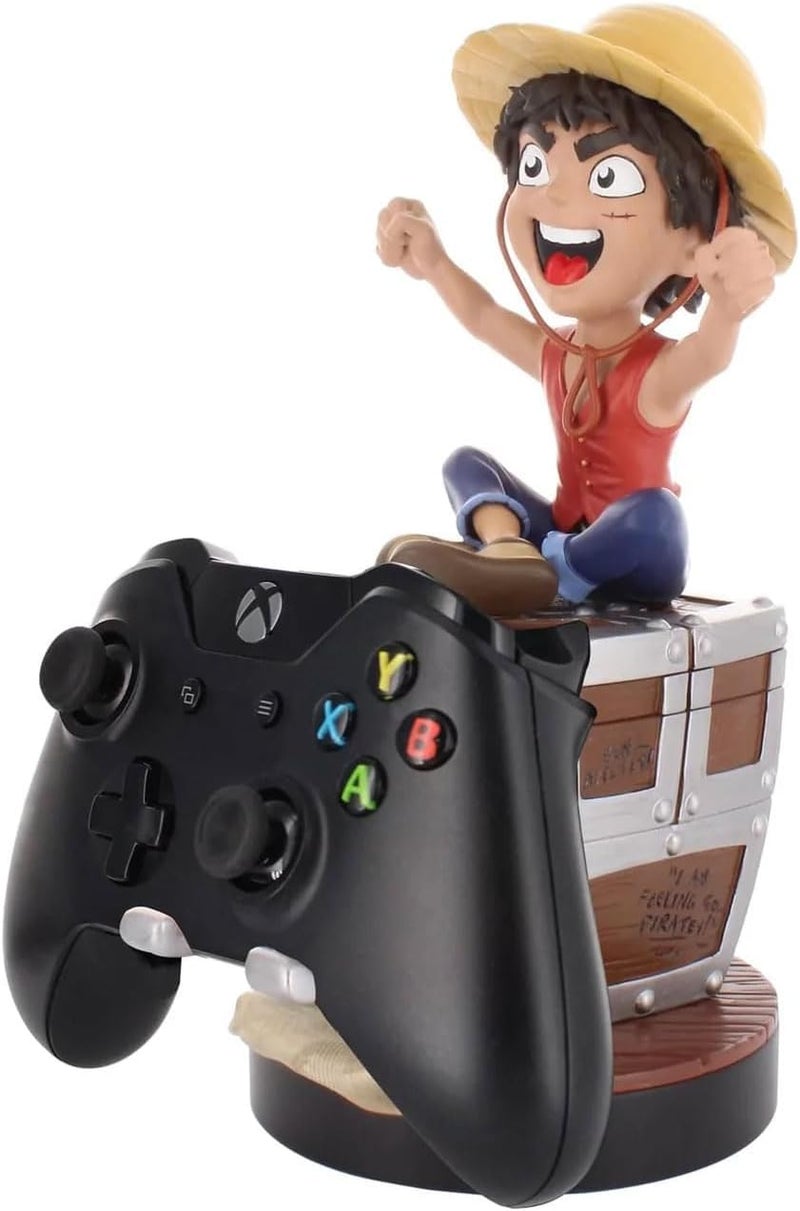 Cable Guys Exquisite Gaming: Netflix One Piece - Luffy - Cable Guys Original Controller & Phone Holder, Collectible Device Stand, Officially Licensed Figure - Image 2