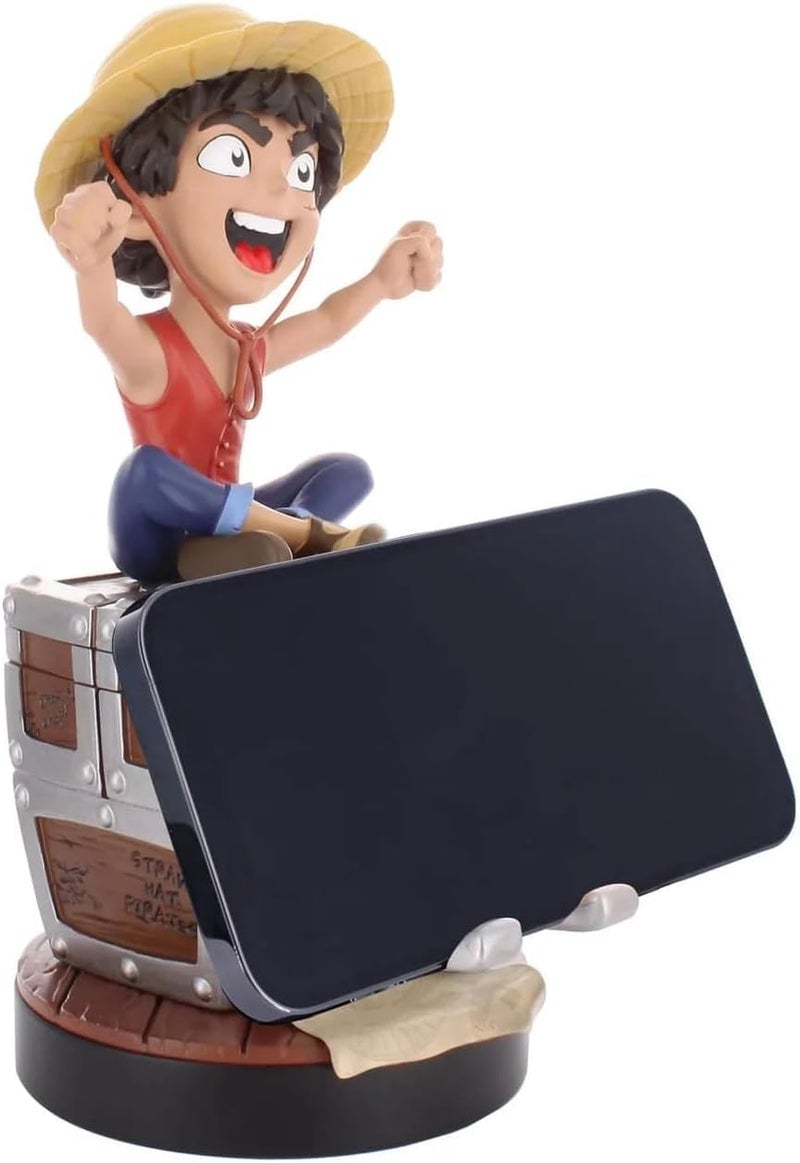 Cable Guys Exquisite Gaming: Netflix One Piece - Luffy - Cable Guys Original Controller & Phone Holder, Collectible Device Stand, Officially Licensed Figure - Image 1