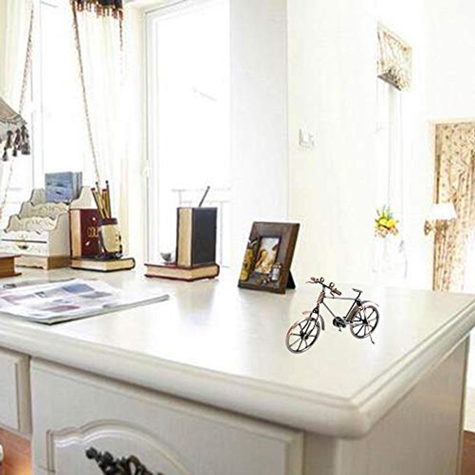 Shuxy Bicycle Decor Unique Metal Bicycle Home Office Bike Decoration Art Ornaments Figurines Bike Red Copper Bike Decor Iron Decorative Bicycle Classic Bike Sculpture for Children Toys Gifts - Image 3