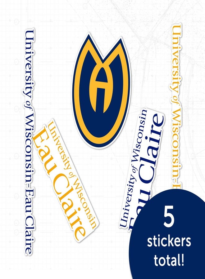 Desert Cactus University of Wisconsin Eau Claire Sticker Blugolds Vinyl Decals Laptop Water Bottle Car Scrapbook T2 (Type 2) - Image 5