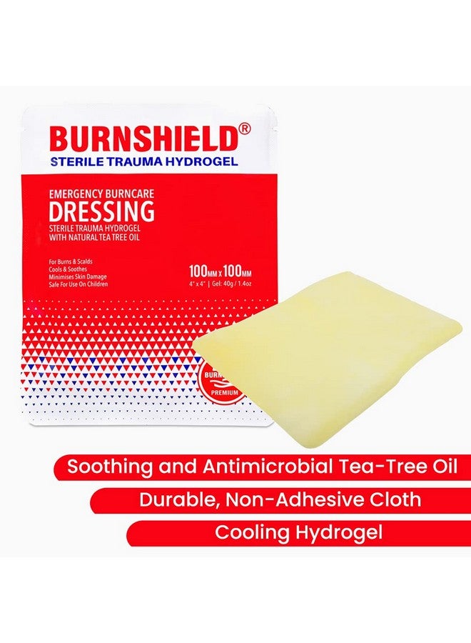 بيرن شيلد ضمادة بيرنشيلد للحروق، معقمة، مقاس 4 × 4 بوصة، 6 قطع - Image 3