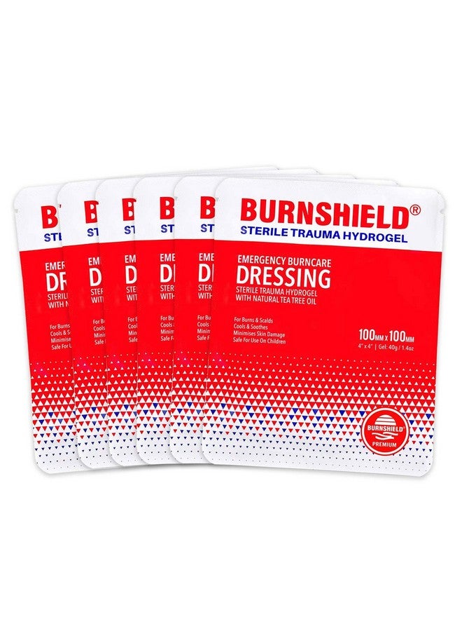 بيرن شيلد ضمادة بيرنشيلد للحروق، معقمة، مقاس 4 × 4 بوصة، 6 قطع - Image 4