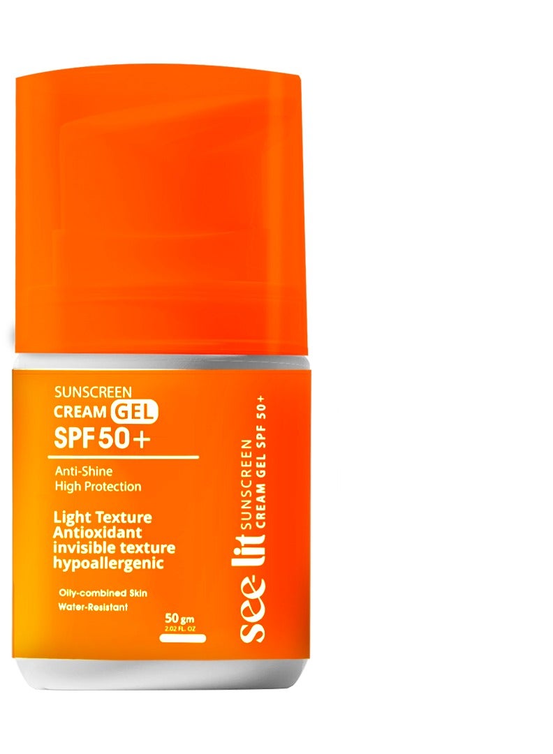 See-Lit Sun screen Cream Gel 50+