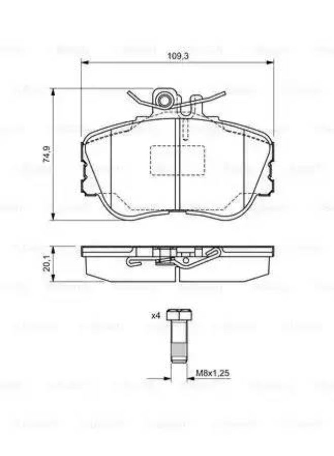 BOSCH Brake Pad - BOSCH - 0 986 460 977 - Image 4