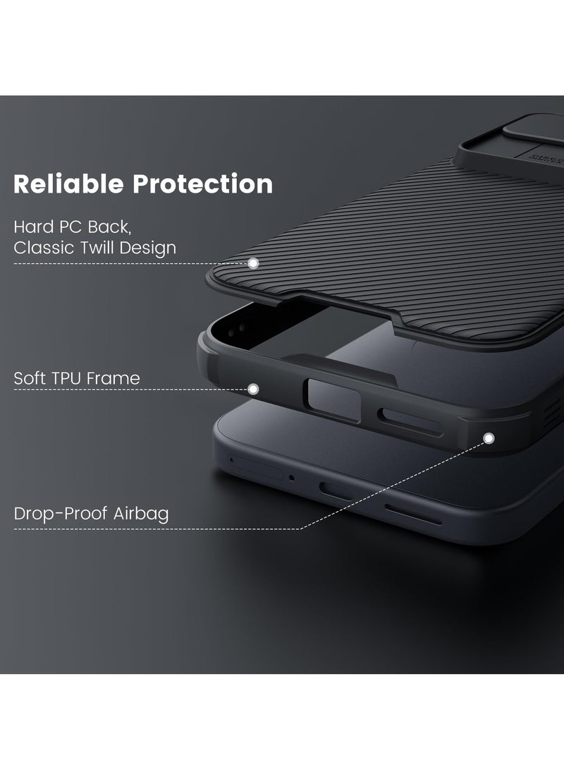 For Google Pixel 9 Pro XL Case, Camera Lens Protection Slide Cover, TPU+PC Shockproof Bumper Back Cover, Anti-Fingerprint Mobile Phone Case, Slim Fit Protective Casing - Image 5