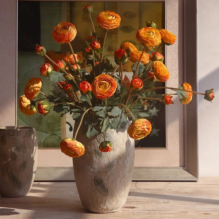 Bluejw Lurian Dining Table Centerpiece: Mori-Style Dried Flower Arrangement, Nordic Floral Art, Creative Living Room Decor, Artificial Flowers - Image 2