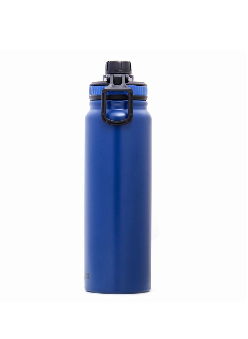 Eazy Kids Double Wall Insulated Tracking Water Bottle - Blue, 800 Ml  - Image 2