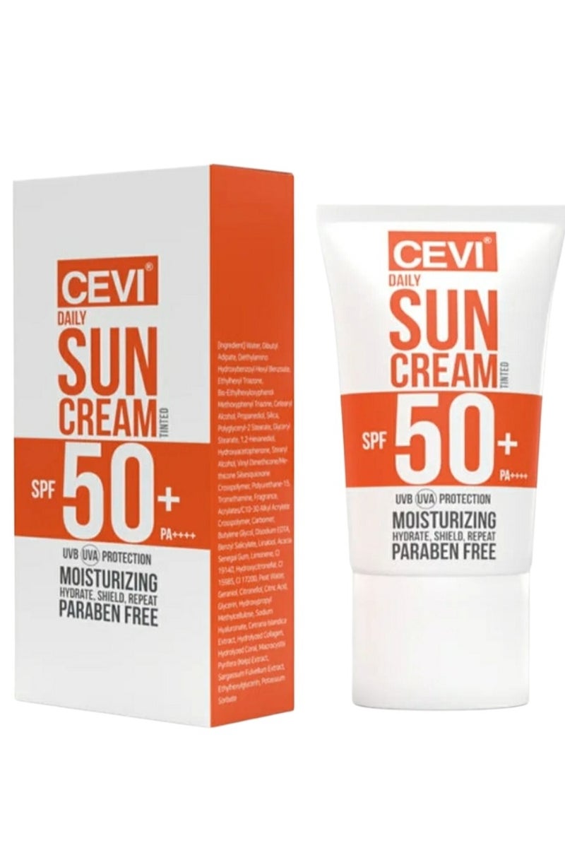 سيفى سيفي - كريم واقي من الشمس اليومي بعامل حماية من الشمس 50+ ملون - 50 مل - Image 1