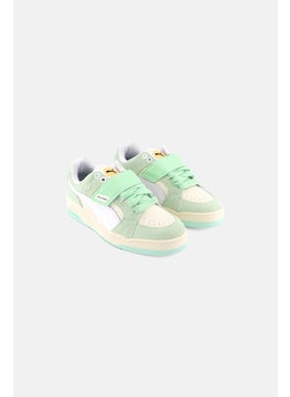 PUMA Kid Boy Slipstream Lace up Outdoor Shoes, GreenWhite  - Image 1