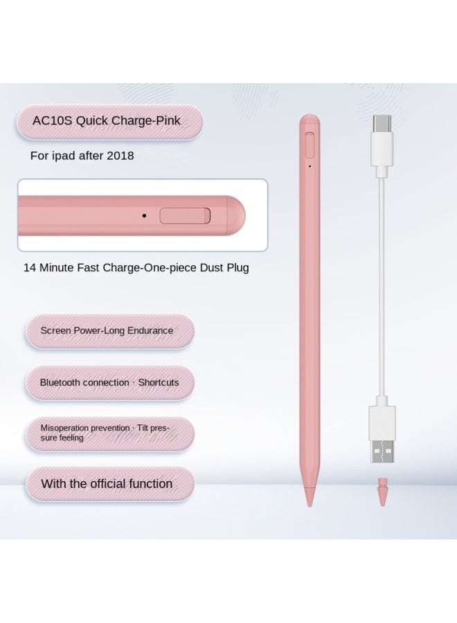 قلم آيباد ستايلس متوافق مع Apple Pencil قلم شاشة لمس لوحي قلم رقمي بلوتوث قلم خط يد ستايلس - Image 1