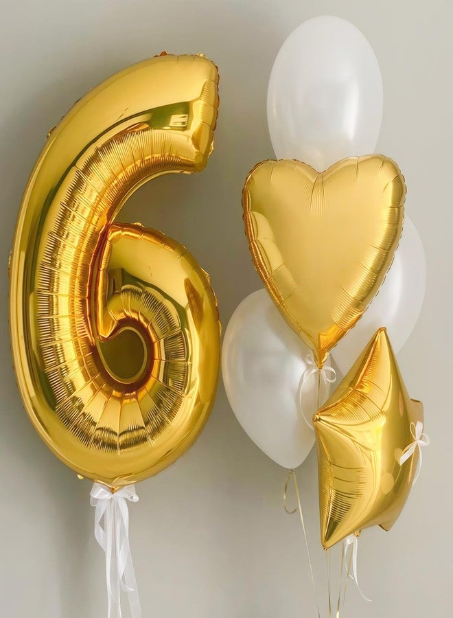 BBPOOL Gold 3 Balloon Number,40 Inch Number 3 Balloon Large Gold 3 Foil Mylar Helium Balloon for Birthday Party Decorations - Image 3